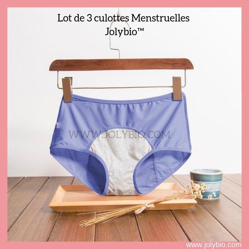 Pack 3 Culottes Menstruelles Ultra Absorbante : Les 3 Fantastiques