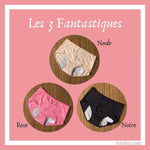 Pack 3 Culottes Menstruelles Ultra Absorbante : Les 3 Fantastiques