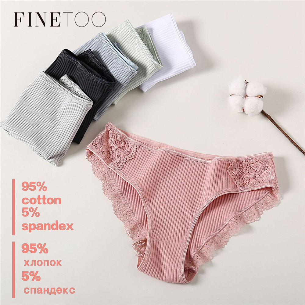 Cotton Panty 3Pcs/lot Solid Women's Panties Comfort Underwear Skin-friendly Briefs For Women Sexy Low-Rise Panty Intimates L XL