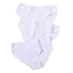 Cotton Panty 3Pcs/lot Solid Women's Panties Comfort Underwear Skin-friendly Briefs For Women Sexy Low-Rise Panty Intimates L XL