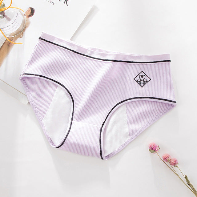 Menstrual Panties For Women Leak Proof Physiological Period Briefs Cotton Waterproof Underwear Female Underpants #F