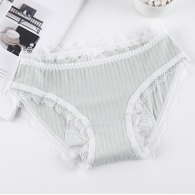 Sexy Women Lace Panties Leak Proof Menstrual Briefs Cotton Physiological Underwear Period Waterproof Pants Seamless Lingerie New